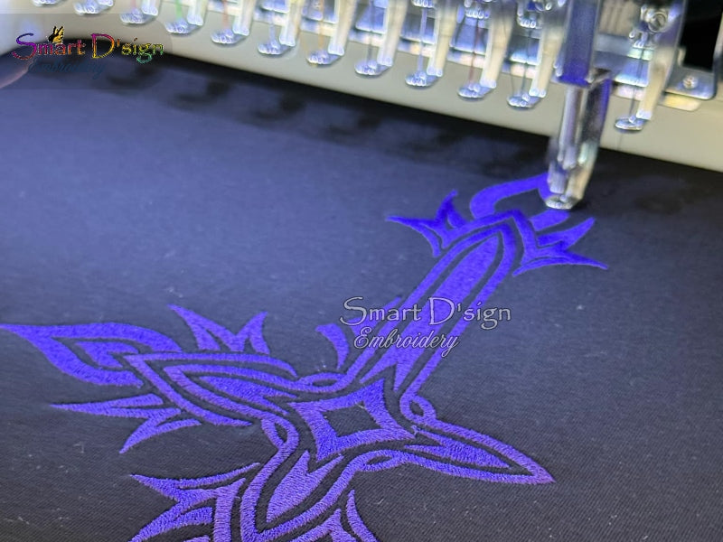 Tribal Cross Celtic Smart Dsign Machine Embroidery