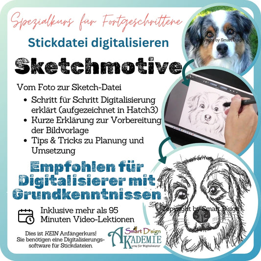 SKETCH-MOTIVE digitalisieren | Kurs für Fortgeschrittene