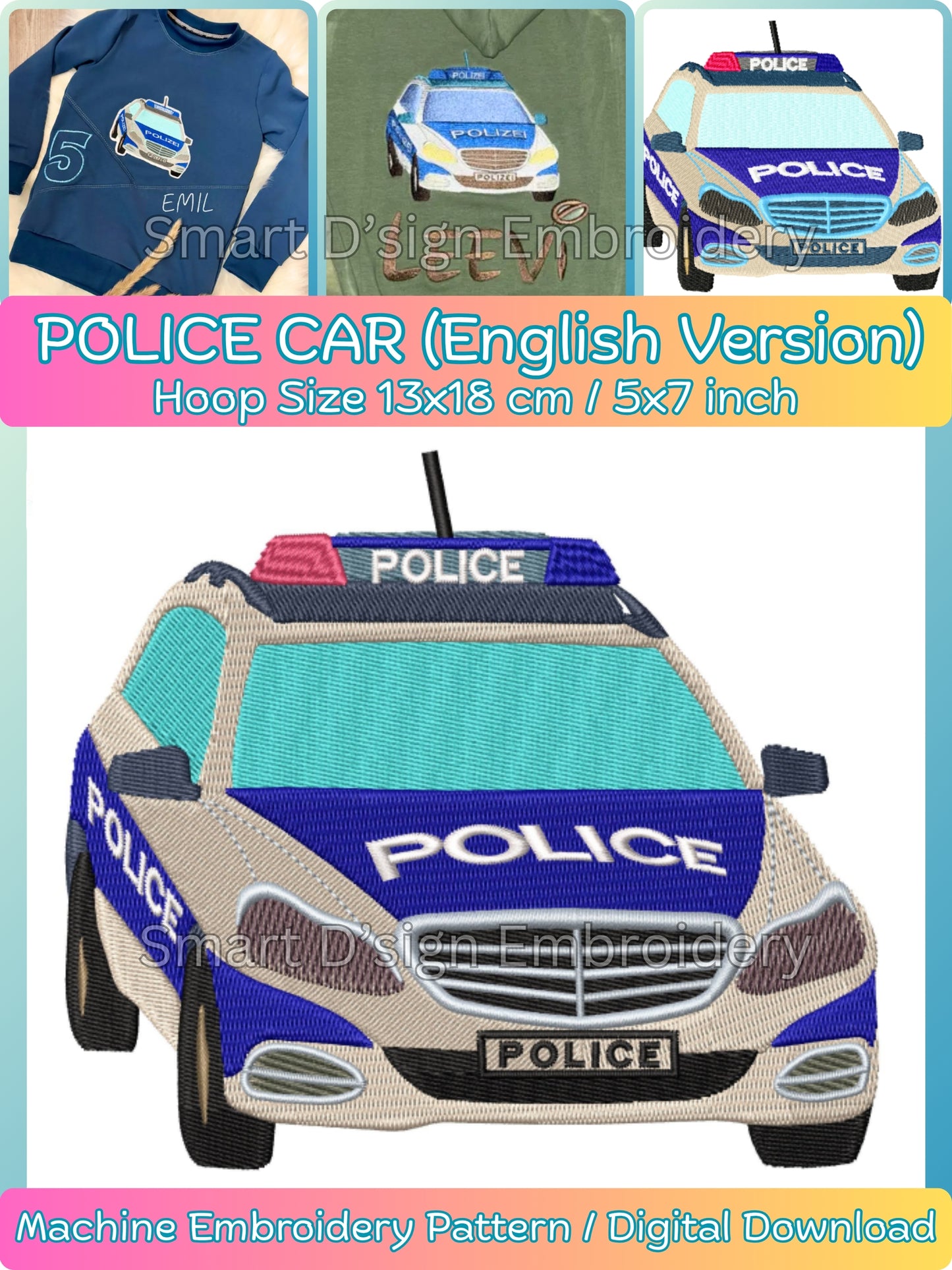 Englisches Polizeiauto POLICE