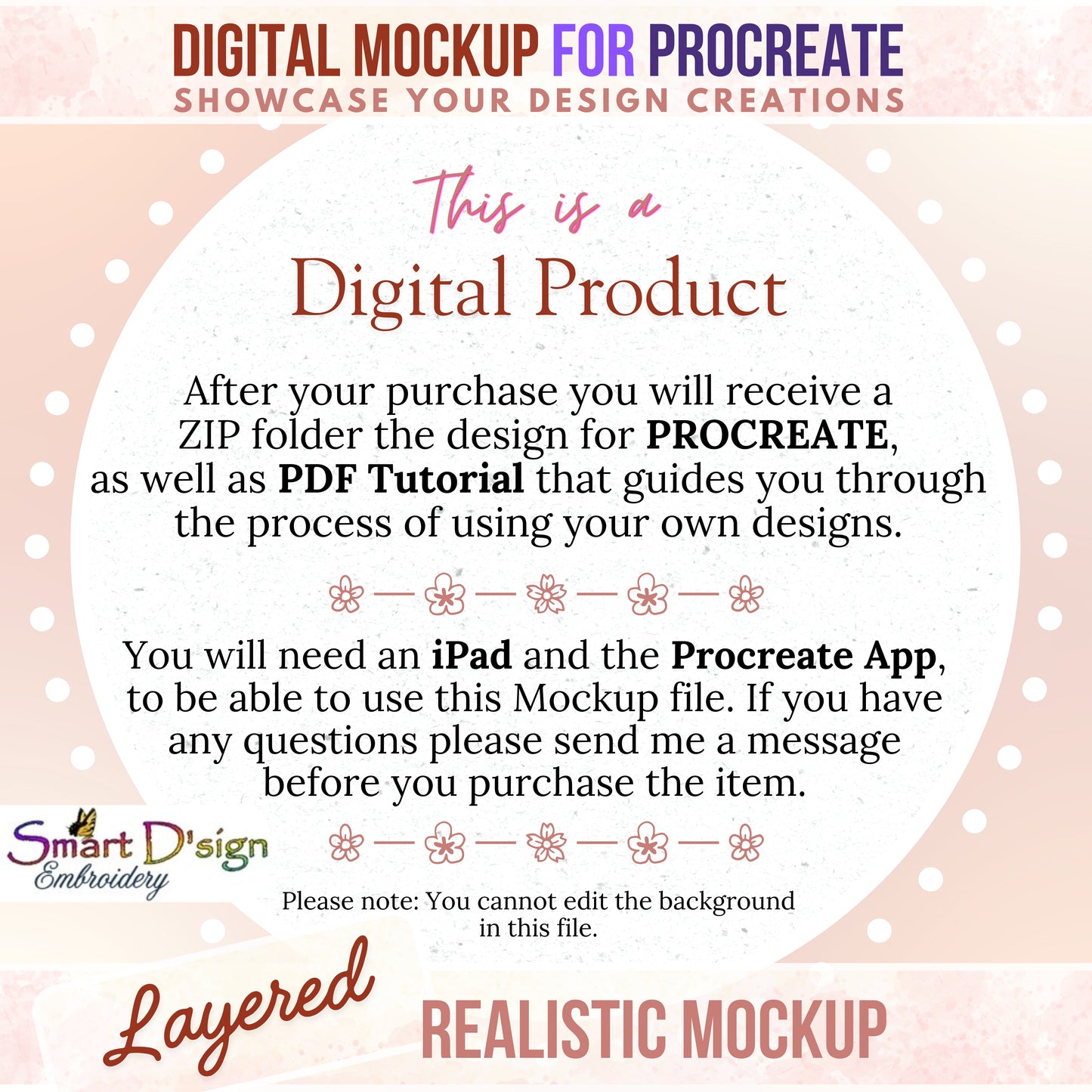 GIRL TODDLER BEACH DRESS MOCKUP for PROCREATE / iPad