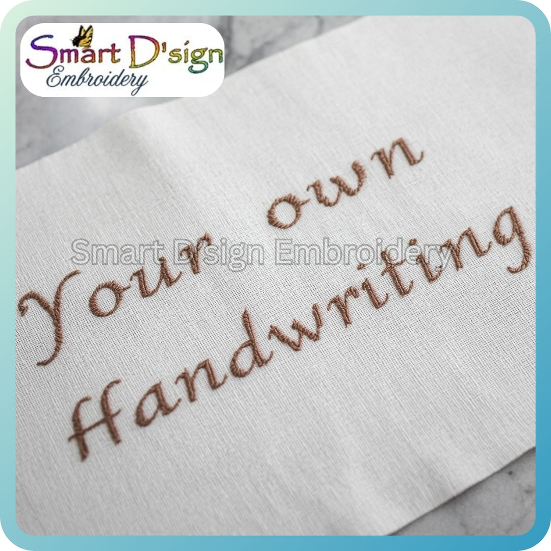 DEINE EIGENE HANDSCHRIFT - Digitalisierung deiner individuellen Schriftart