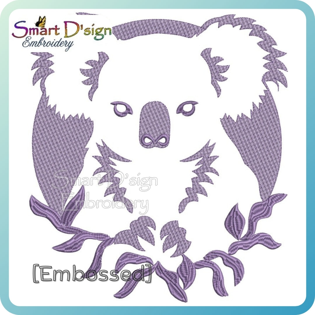 [EMBOSSED] KOALA in 8 Sizes