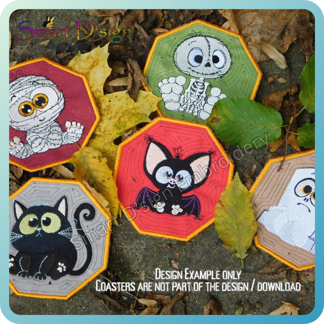LITTLE BOO CREW Halloween Embroidery Designs