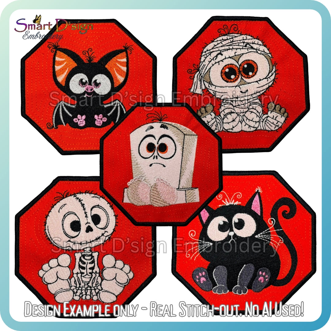 LITTLE BOO CREW Halloween Embroidery Designs