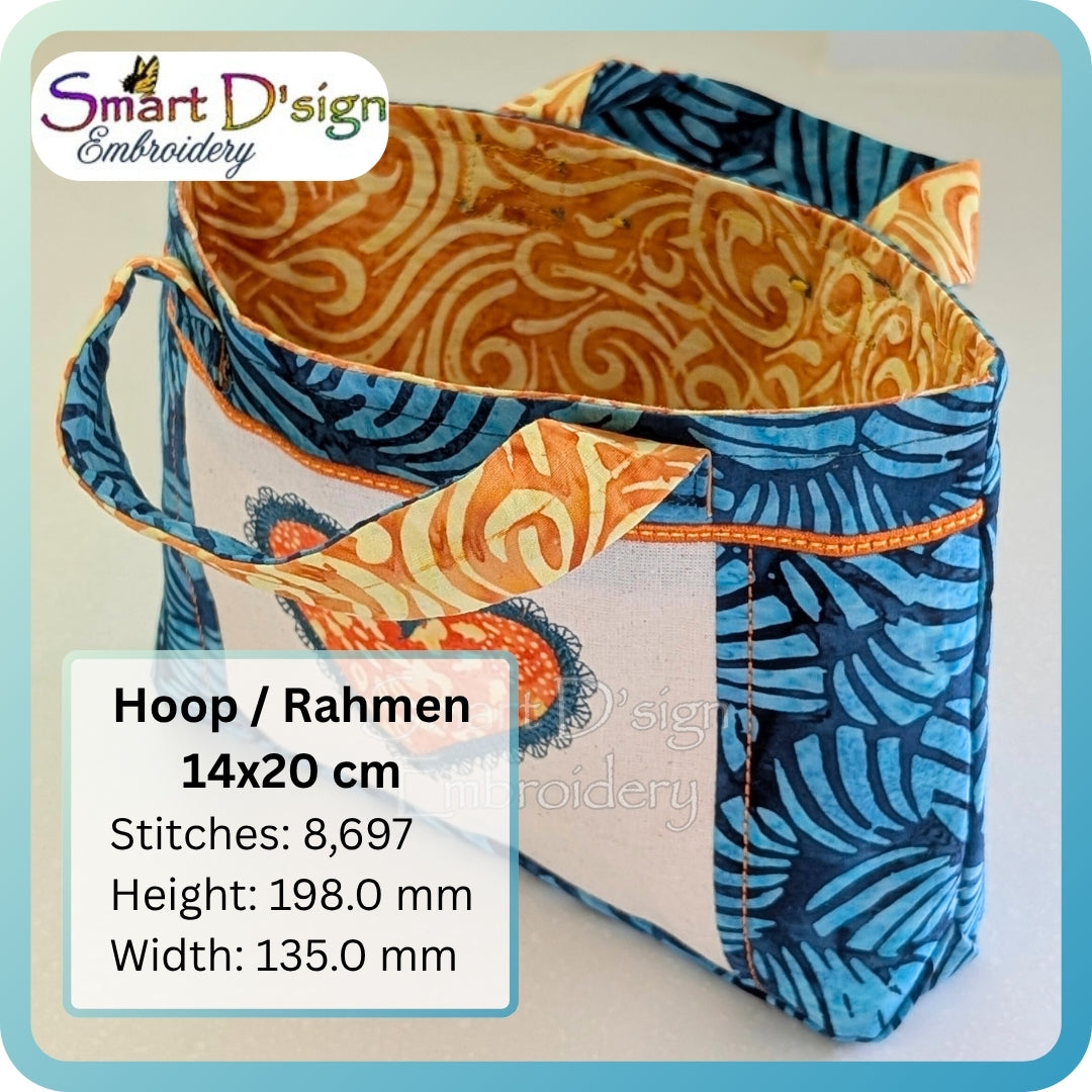 MAEVIE's BAG - ITH 3D Flat Bottom Tote Bag