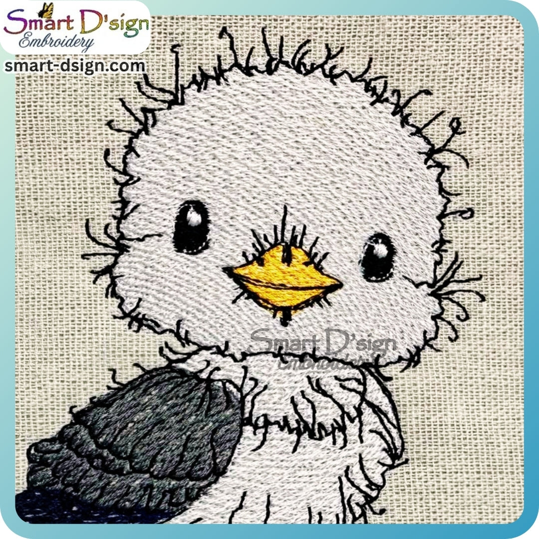 Möwe – Maritime Doodle Stickdatei