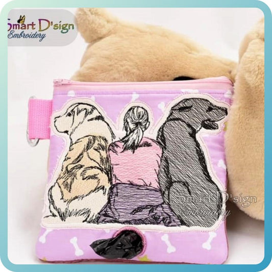 ADOPTED - DOG FRIENDS Doodle Sketch Motif