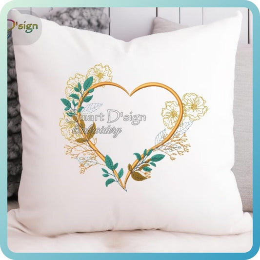 FLORAL DOODLE HEART