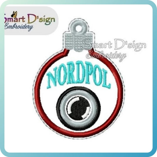 ITH NORDPOL CAM CHRISTMAS BAUBLE