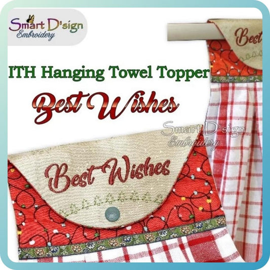 ITH Hanging Towel Topper BEST WISHES