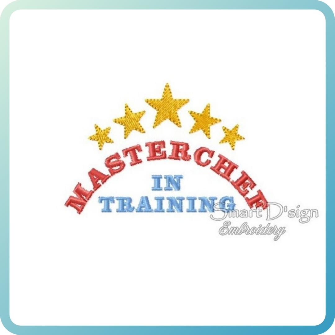 MASTERCHEF IN TRAINING Machine Embroidery Design – Smart D'sign Embroidery