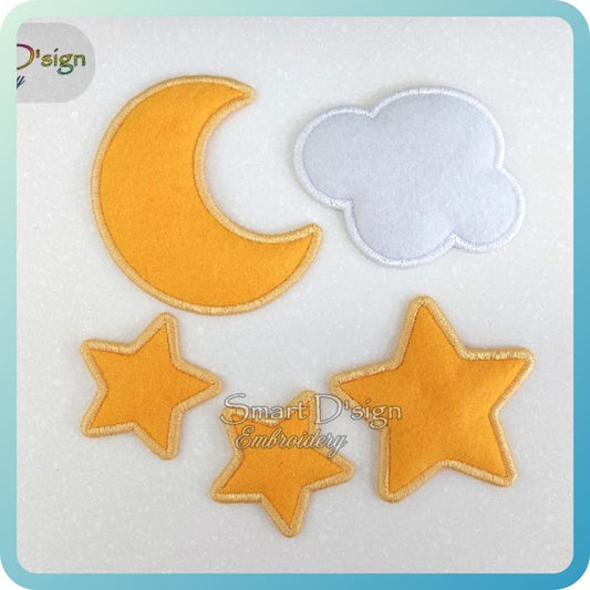 ITH SKY ORNAMENTS - Puff Applique