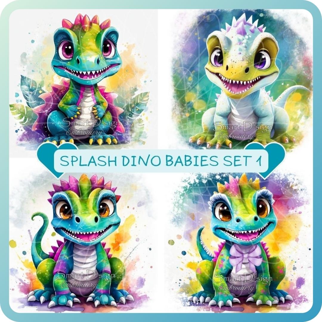 LIEBENSWERTE SPLASH DINO BABIES - SET 1