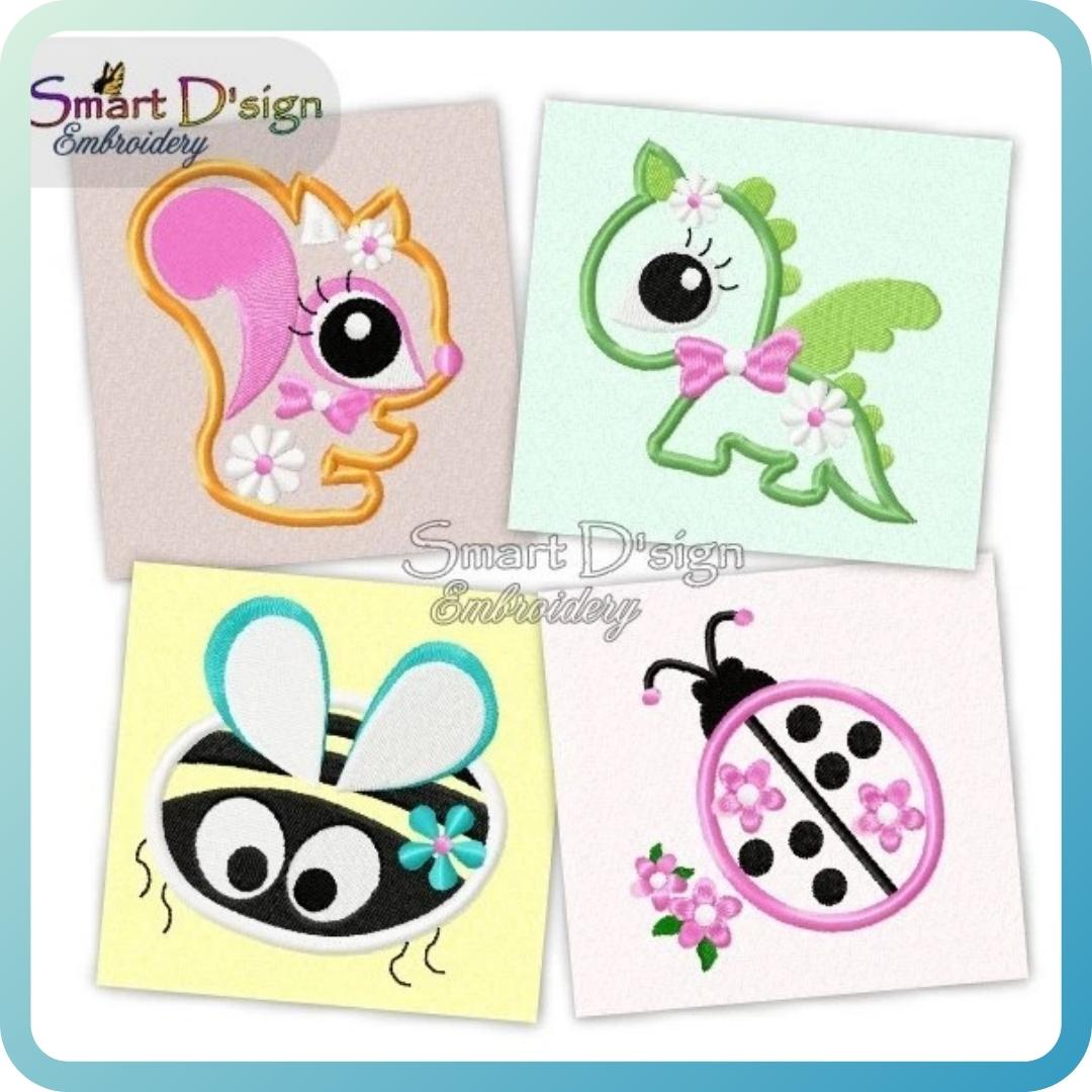WOODLAND APPLIQUES Machine Embroidery Design – Smart D'sign Embroidery
