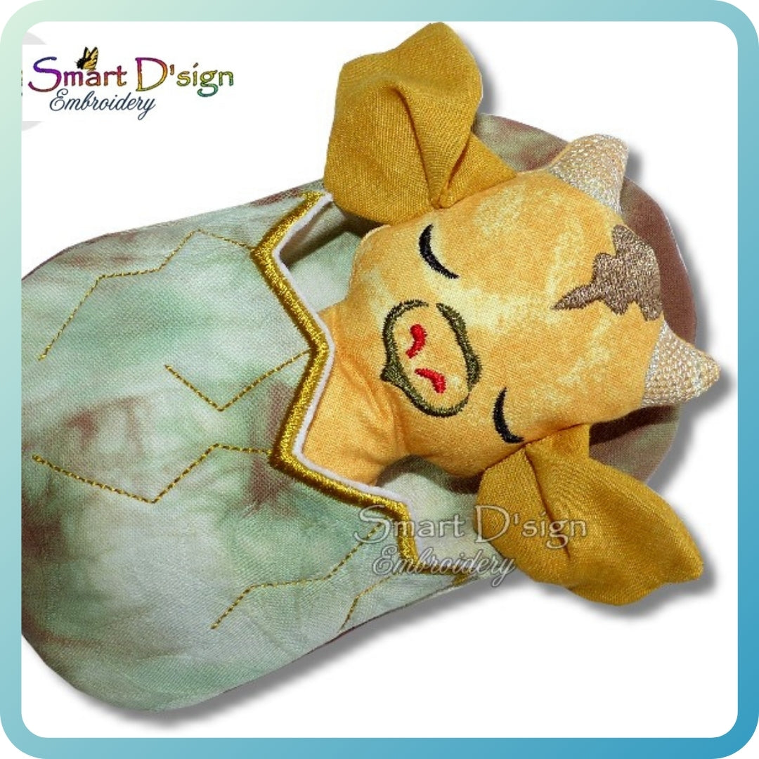 ITH SCHLAFENDER DRACHEN mit EIERSCHALE Schlafsack