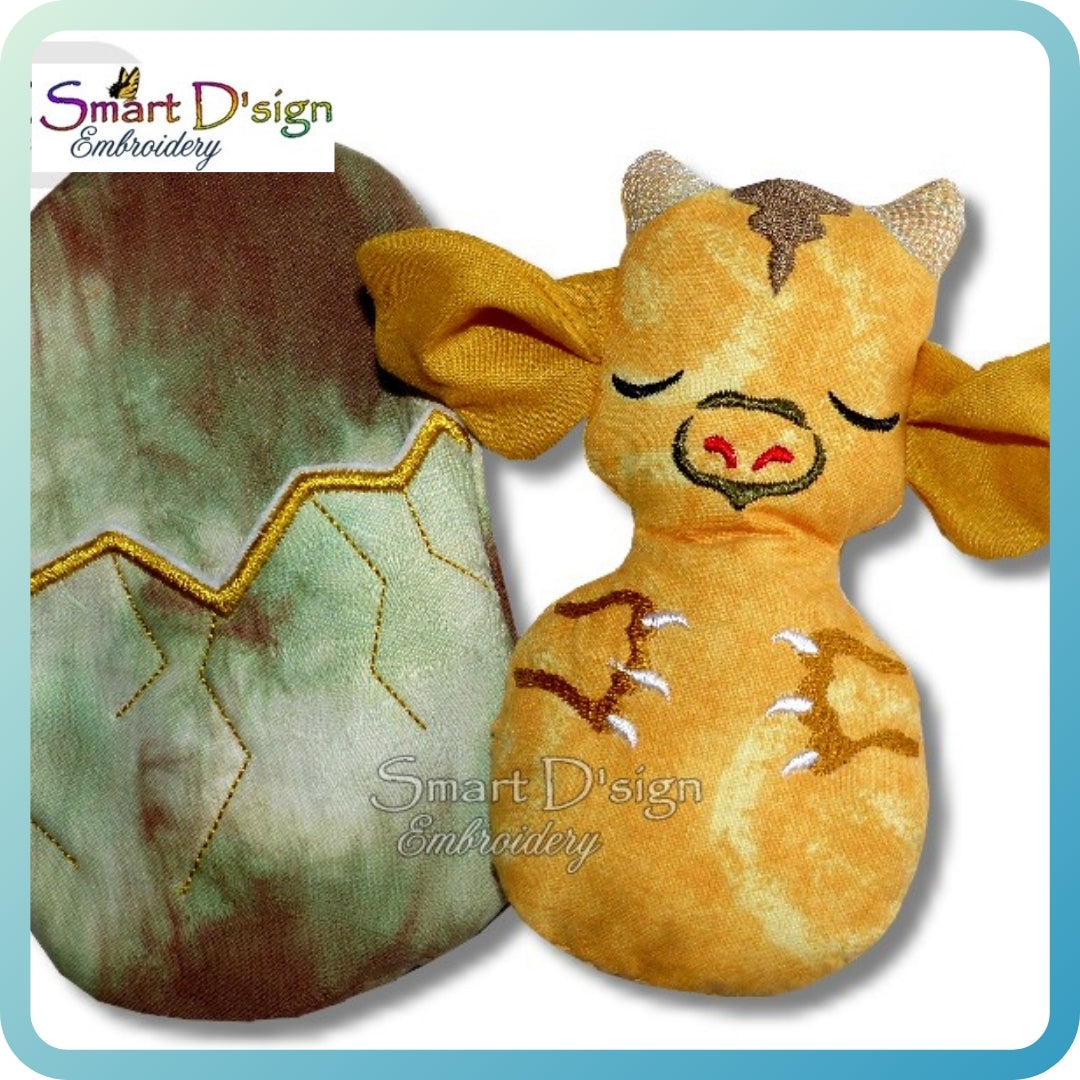 ITH SCHLAFENDER DRACHEN mit EIERSCHALE Schlafsack