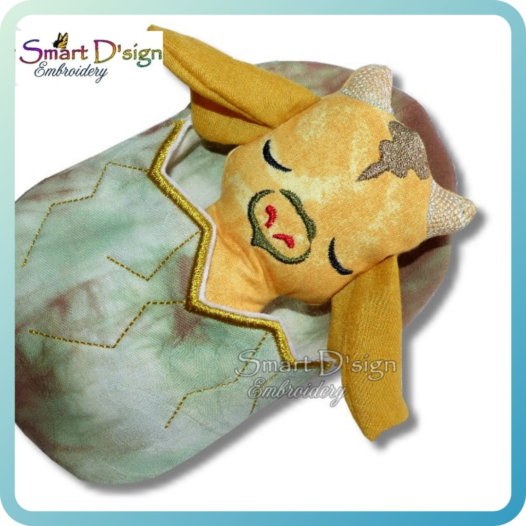 ITH SCHLAFENDER DRACHEN mit EIERSCHALE Schlafsack