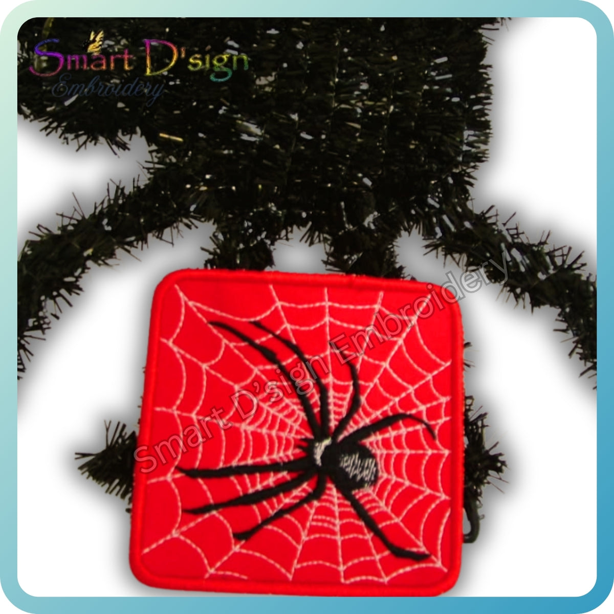 ITH SPIDER COASTER Freebie 10x10 cm / 4x4 inch