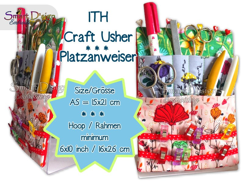 STAND-UP ITH CRAFT USHER A5 for 6x10 inch hoop