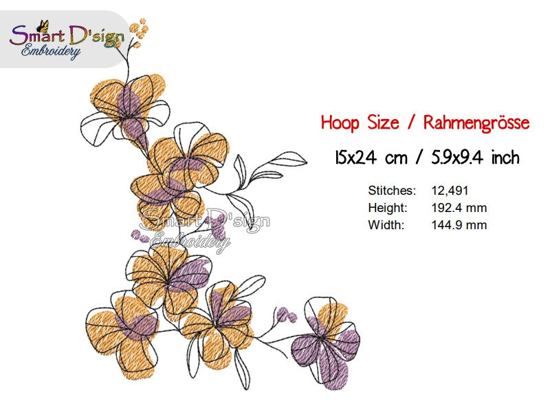 ABSTRACT FRANGIPANI No 4