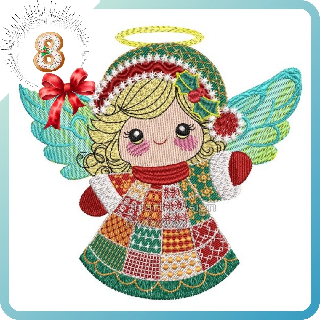 PATCHWORK CHRISTMAS ANGEL