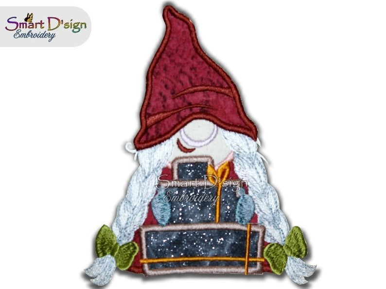 Machine Applique Rugged Sign Design APPLIQUE GNOME No. 3 Machine Embroidery Design – Smart D'sign Embroidery