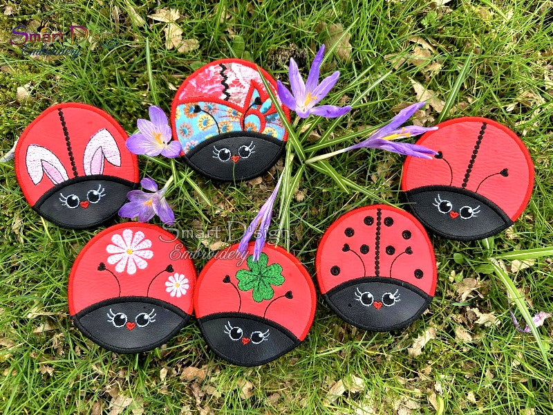 ITH LADYBUG PARTY - ITH COASTER 4x4 inch