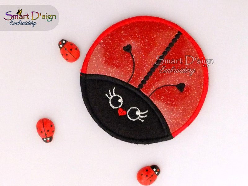 ITH LADYBUG PARTY - ITH COASTER 4x4 inch