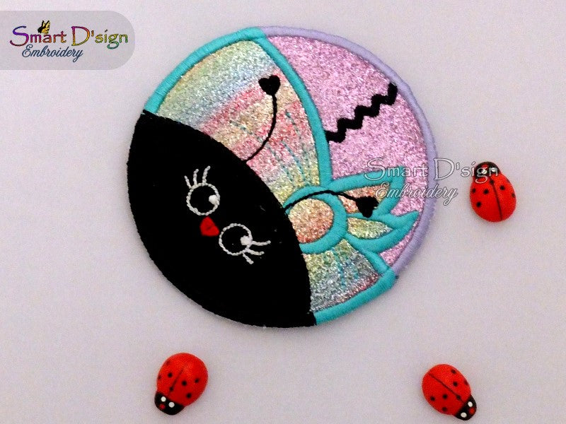 ITH LADYBUG PARTY - ITH COASTER 4x4 inch