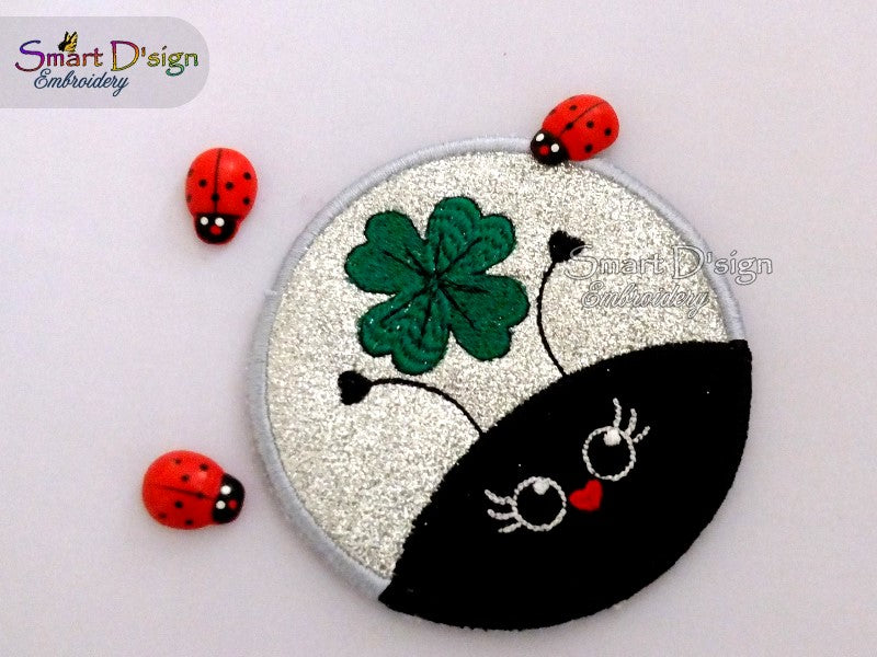 ITH LADYBUG PARTY - ITH COASTER 4x4 inch