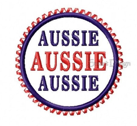 AUSSIE AUSSIE AUSSIE Plakette