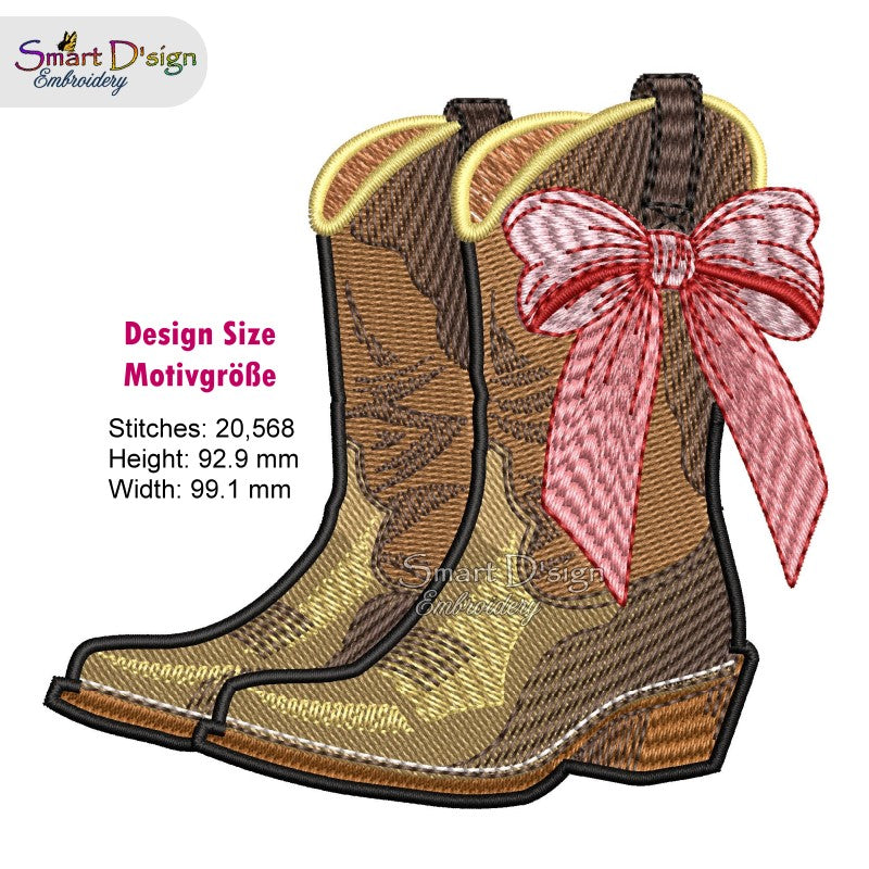 COWGIRL STIEFEL mit Schleife