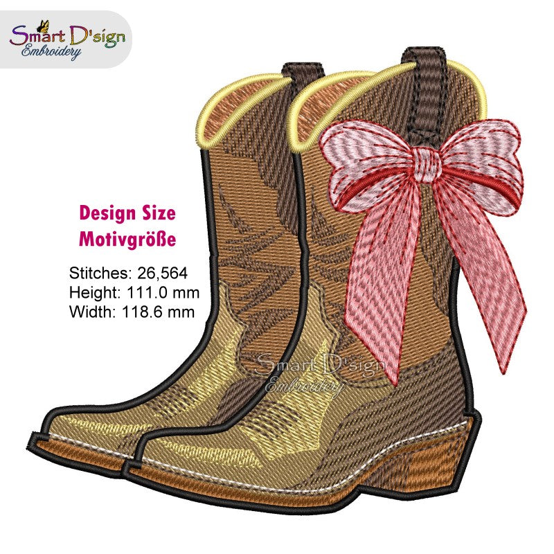 COWGIRL STIEFEL mit Schleife