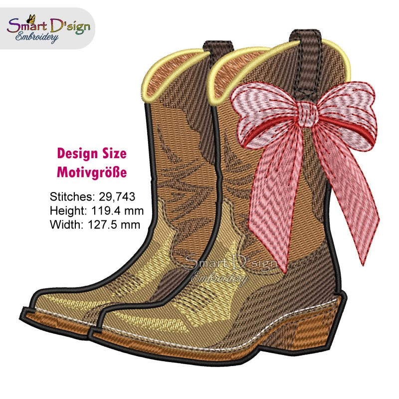 COWGIRL STIEFEL mit Schleife