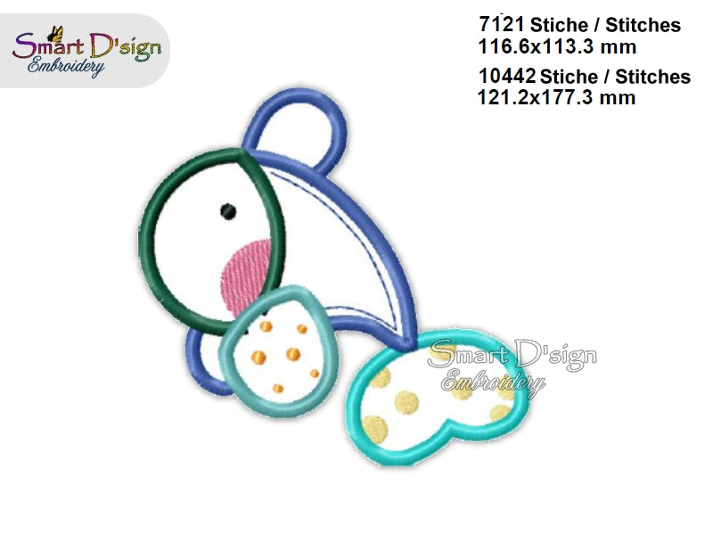 UNDER THE SEA - 12x Baby Nursery Appliques
