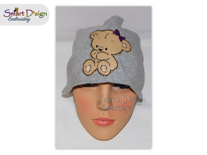 TEDDY Raw Doodle Applique