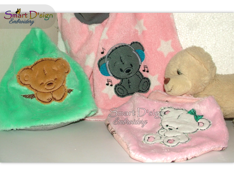 TEDDY Raw Doodle Applique