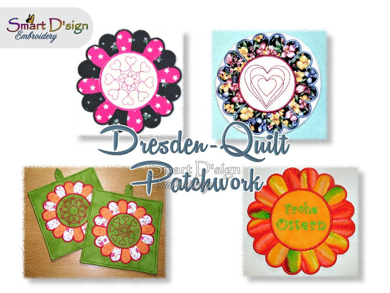 ITH DRESDEN QUILT MANDALA BLOCKS