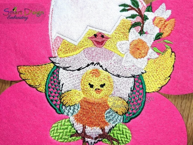 EASTER EGG SPRING GNOME with Chick