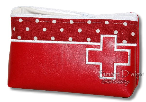 ITH Silhouette Bag FIRST AID Machine Embroidery Design – Smart D'sign ...