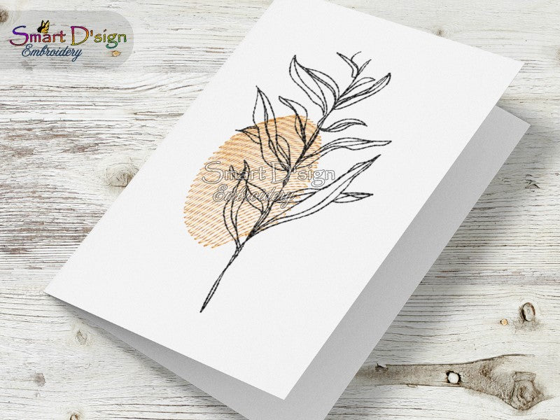 OUTBACK FLOWER No. 3 - Line Art