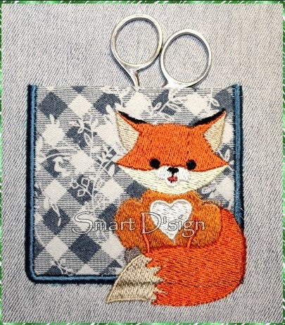 FOXY POCKET APPLIQUES Set