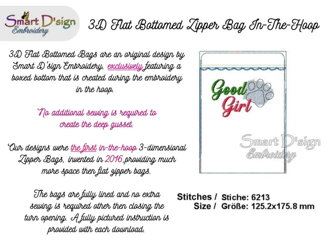 GOOD GIRL - EXCLUSIVE Flat Bottomed ITH BAG