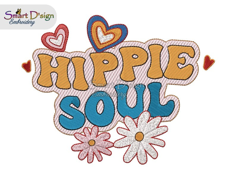HIPPIE SOUL Retro Hippie Design