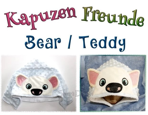 POLAR BEAR HOODY BUDDY Applique