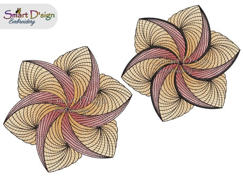 2x ILLUSION FLOWER No 1
