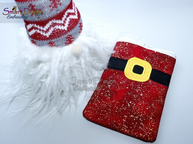 ITH SANTA BELT CHRISTMAS BAG