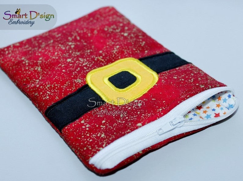 ITH SANTA BELT CHRISTMAS BAG