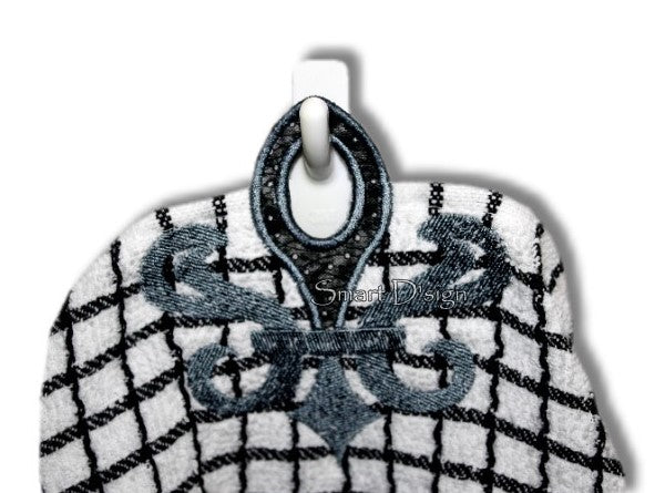 ITH FRANZÖSISCHE LILIE Handuchhalter