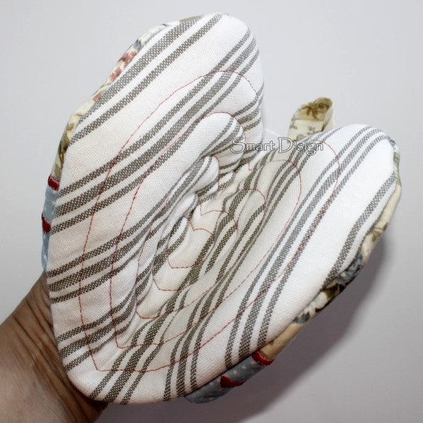 ITH HEART POTHOLDER MITTEN